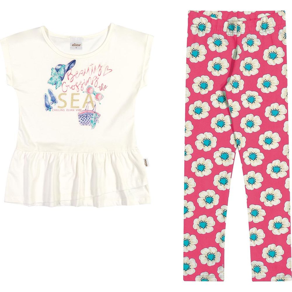 calça legging infantil elian